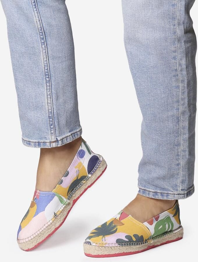 Toni Pons Klassieke unisex espadrille met print BLANES-TJ