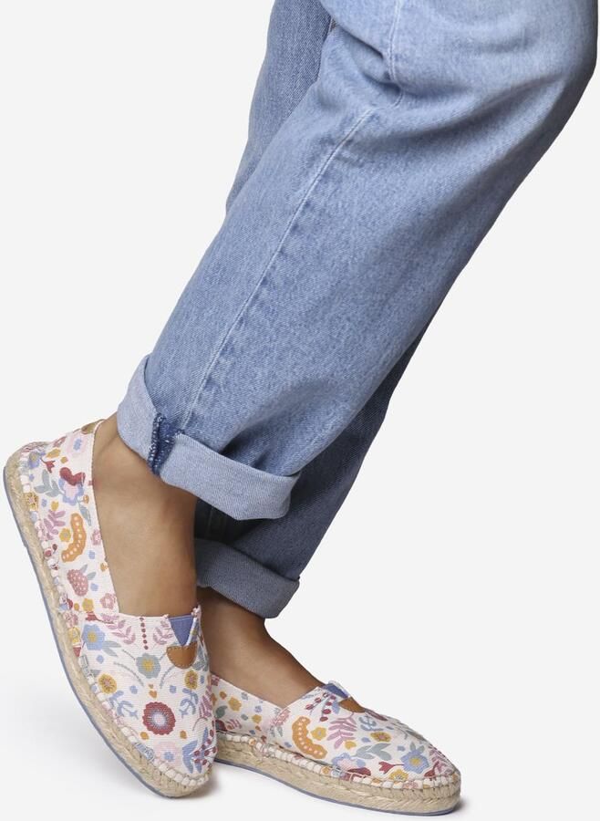 Toni Pons Klassieke unisex espadrille met print BLANES-TJ