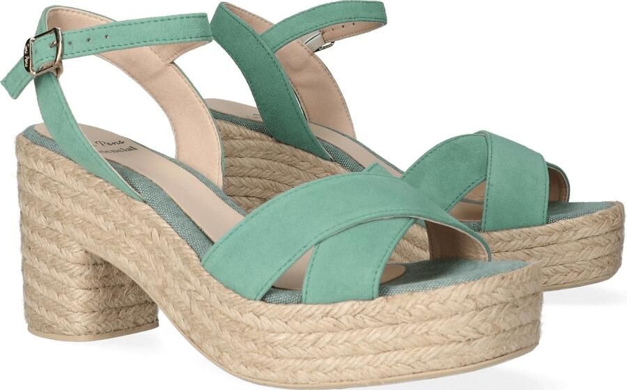 Toni Pons Kota-A Dames Espadrilles Menta Aqua Suède KOTAAmenta - Foto 4