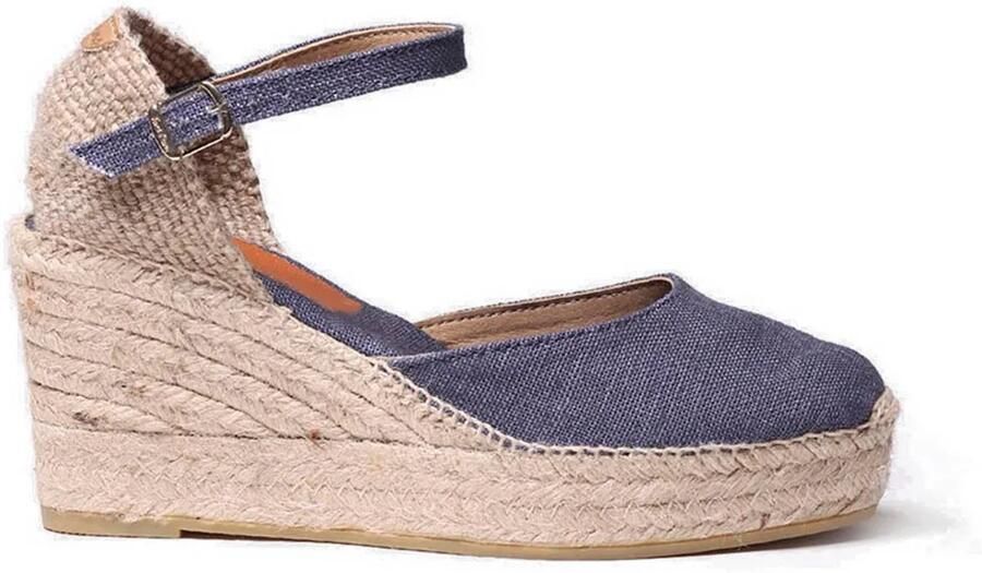 Toni Pons Laia-nt Wedge Espadrilles Blauw Vrouw