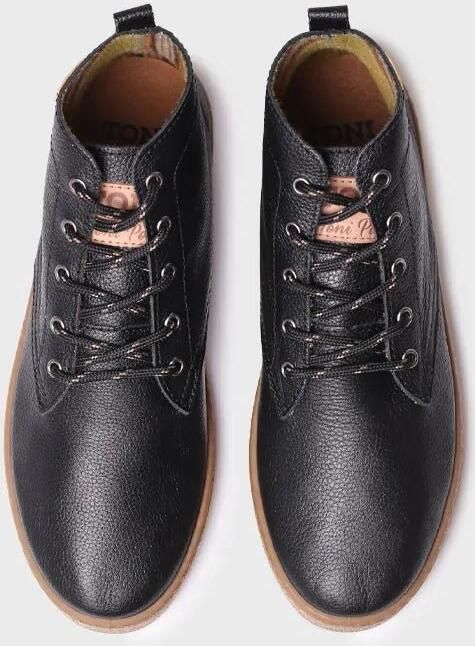 Toni Pons Leren enkellaarsjes met vetersluiting voor heren DALTON-PO