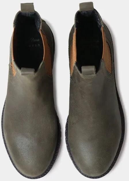 Toni Pons Leren enkellaarsjes voor dames met elastische zijpanelen CARLA-NC