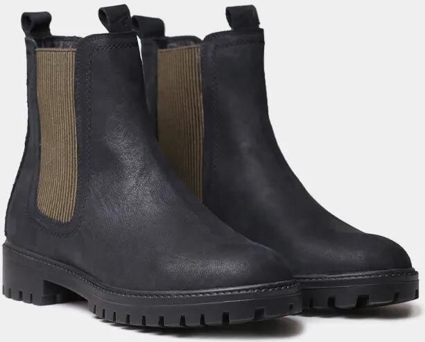 Toni Pons Leren enkellaarsjes voor dames met elastische zijpanelen CARLA-NC