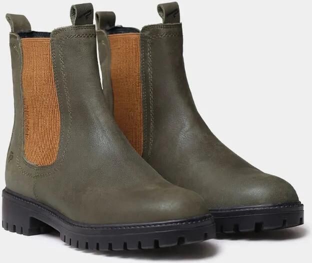 Toni Pons Leren enkellaarsjes voor dames met elastische zijpanelen CARLA-NC