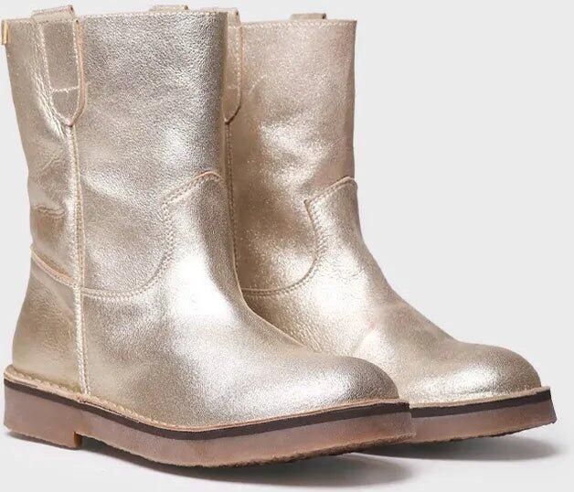 Toni Pons Leren enkellaarsjes voor dames met zilverkleurige afwerking IRUN-PL