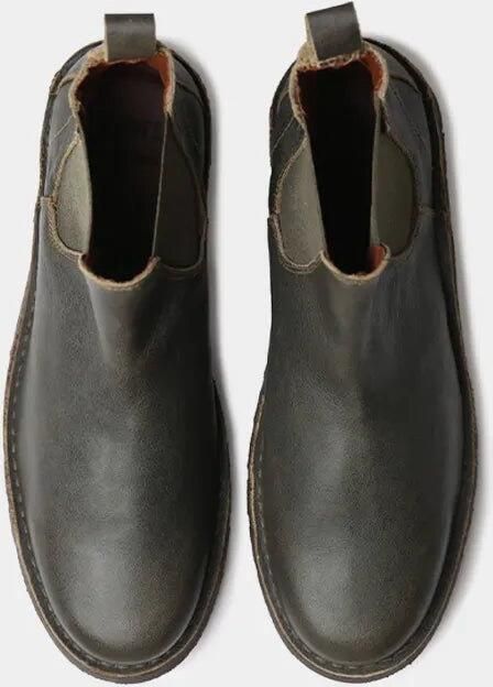 Toni Pons Leren enkellaarsjes voor heren met elastische zijpanelen OCTAVI