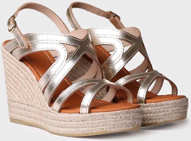 Toni Pons Leren sandaal met hoge sleehak OLIMPIA