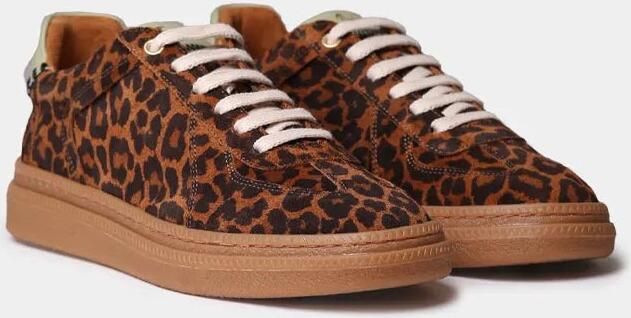 Toni Pons Leren sneakers voor dames met dierenprint AUREA