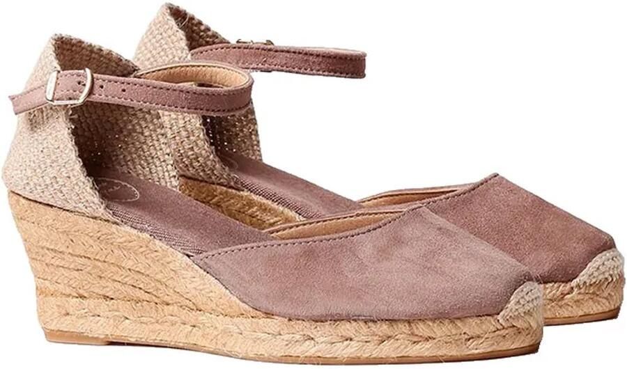 Toni Pons Lloret-5 Wedge Espadrilles Bruin Vrouw