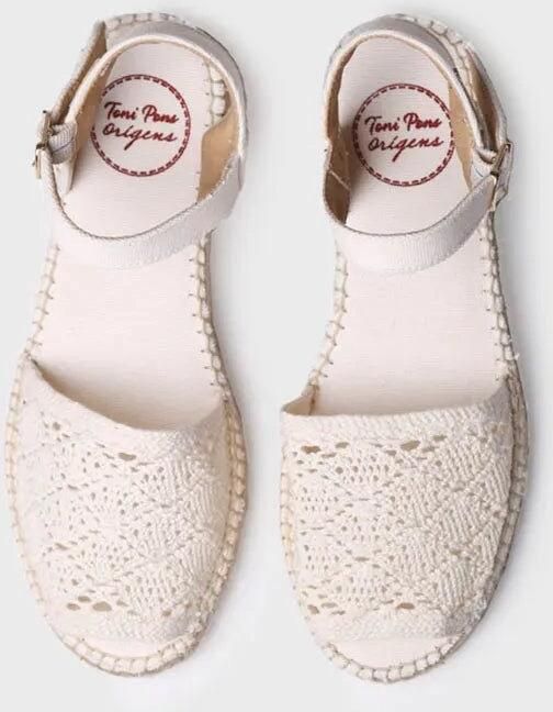 Toni Pons Macramé sandaal espadrille-stijl EULALIA