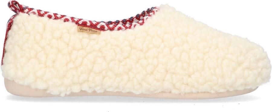 Toni Pons Marta SH Dames Pantoffels Blanc | Beige | Textiel - Foto 2