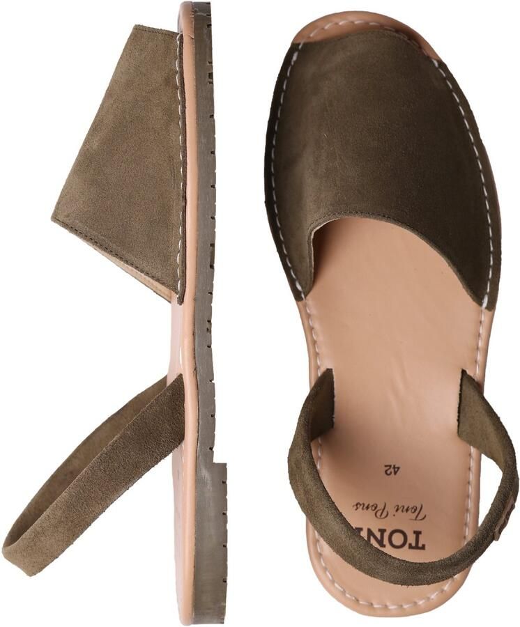 Toni Pons Menorcaanse herensandalen van suède GRAU-QT