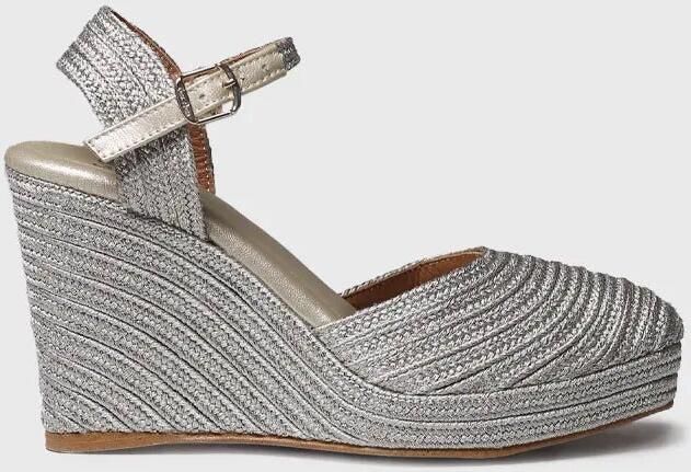 Toni Pons Metallic espadrilles met sleehak voor dames DAMARIS