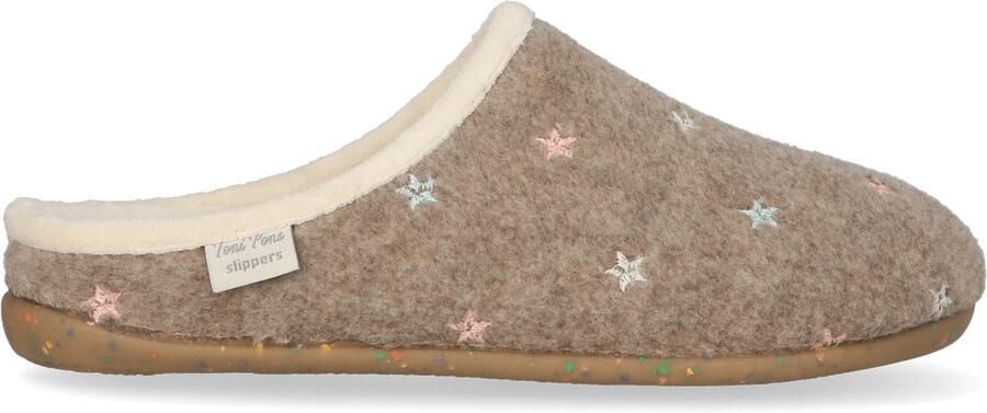 Toni Pons Mona-FT Dames Pantoffels Taupe