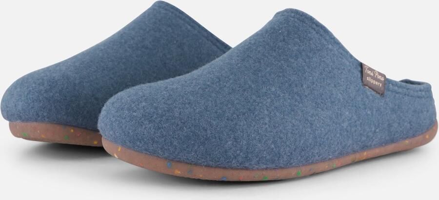 Toni Pons Pantoffels Mona blauw Vilt