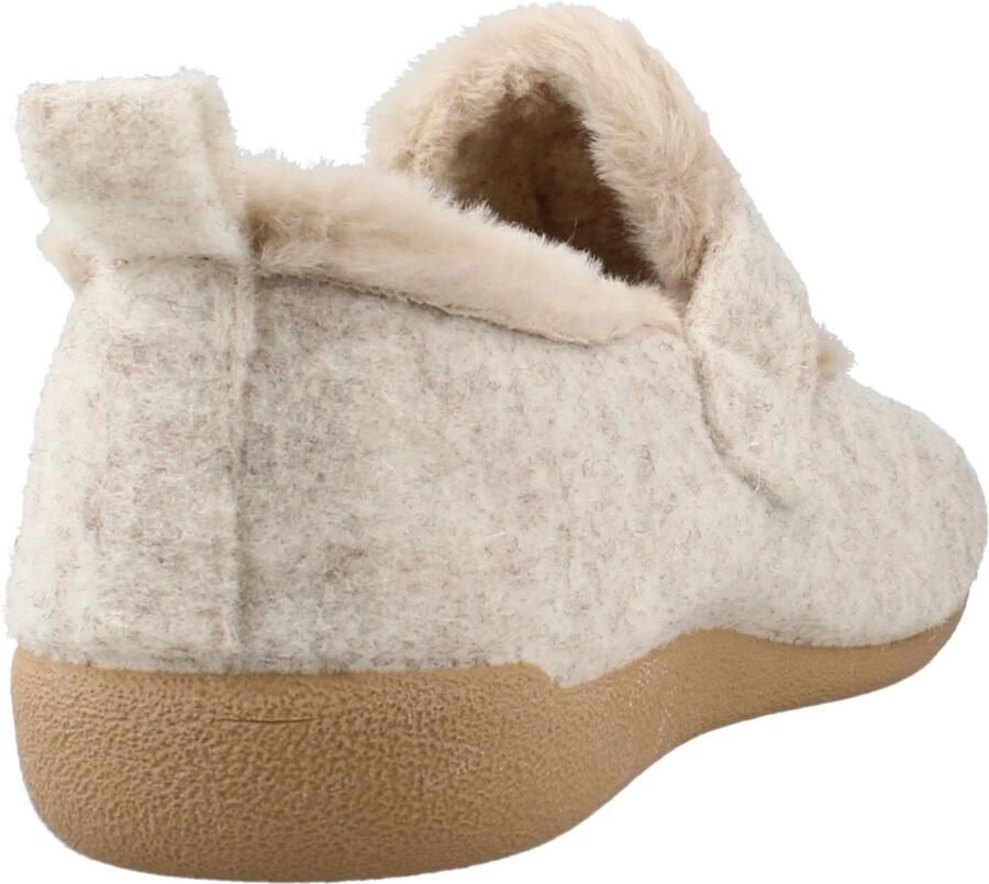 Toni Pons Moni-FP Dames Pantoffels Vilt Beige