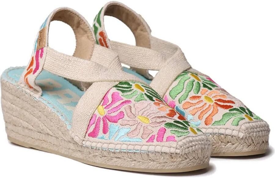 Toni Pons Montjoi Wedge Espadrilles Beige Vrouw