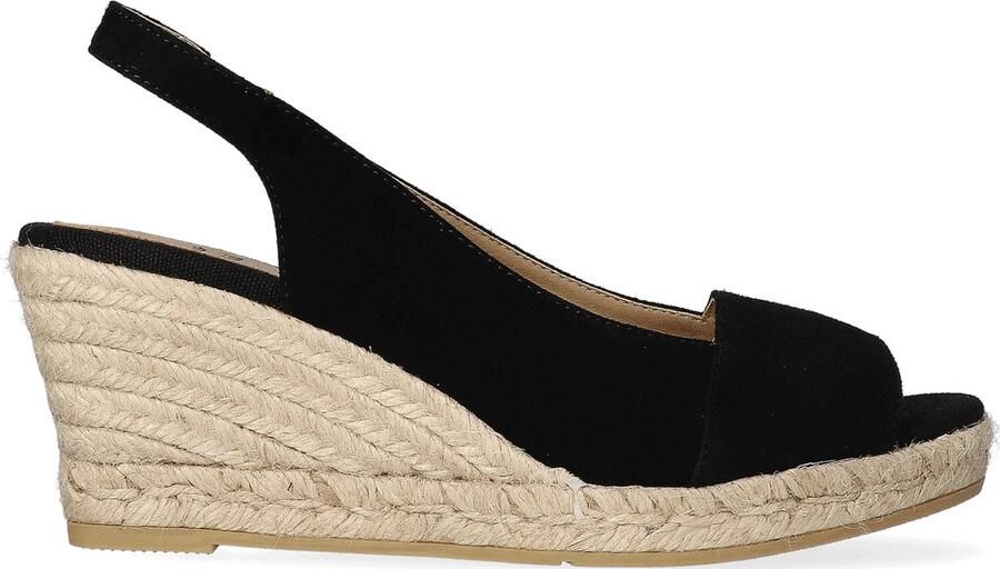 Toni Pons Monza-A Dames Espadrilles Negre Zwart Suède MONZAAnegre