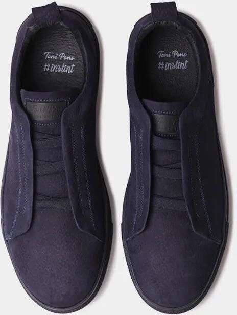 Toni Pons Nubuck sneakers voor heren met elastische veters DORCA