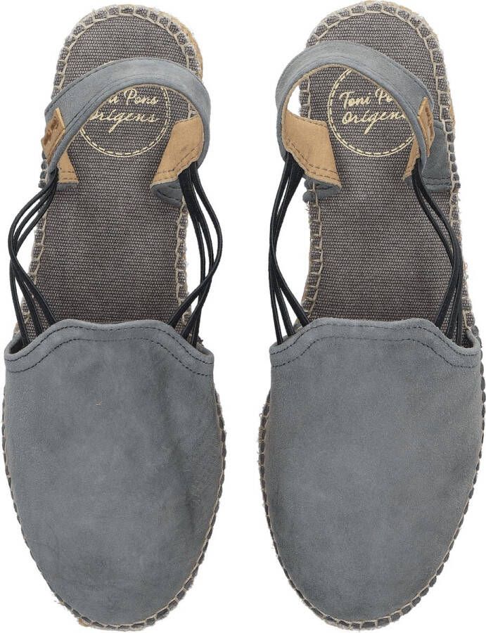 Toni Pons Nuria Dames Espadrilles Gris | Grijs | Suède - Foto 3