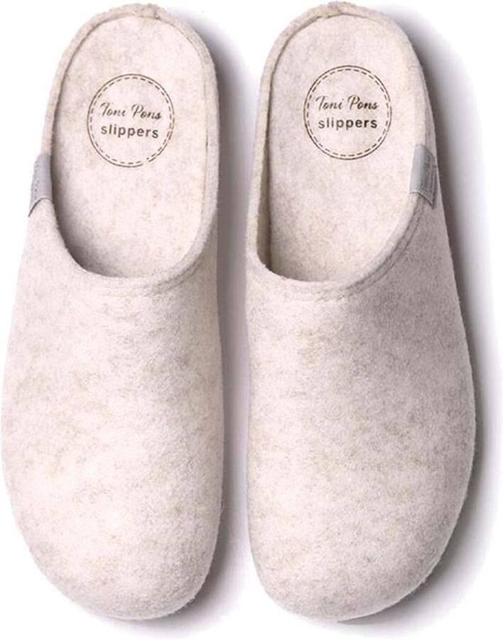 Toni Pons Mona FR Dames Pantoffels Cru | Beige | Gerecyclede PET flessen - Foto 5