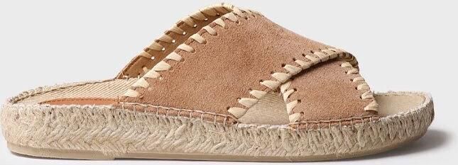 Toni Pons Platte damessandalen in BIO-stijl van suède BALI-SD