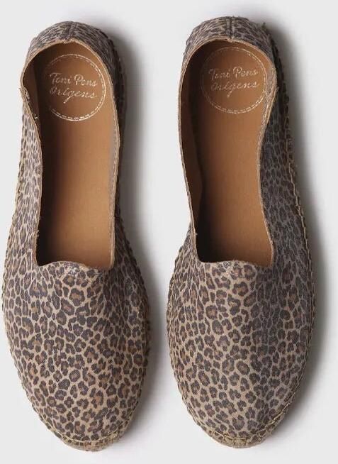 Toni Pons Platte espadrilles voor dames met dierenprint KASIA-LE