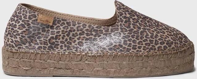 Toni Pons Platte espadrilles voor dames met dierenprint KASIA-LE