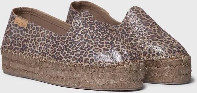 Toni Pons Platte espadrilles voor dames met dierenprint KASIA-LE