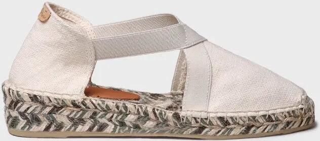 Toni Pons Platte espadrilles voor dames met elastische en veelkleurige zool ELBA