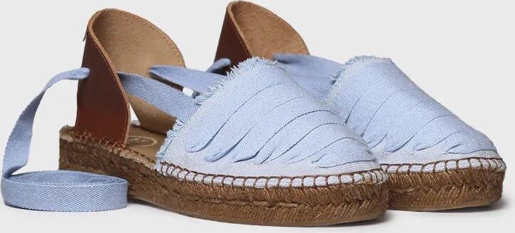 Toni Pons Platte espadrilles voor dames met linten GAVET-DH