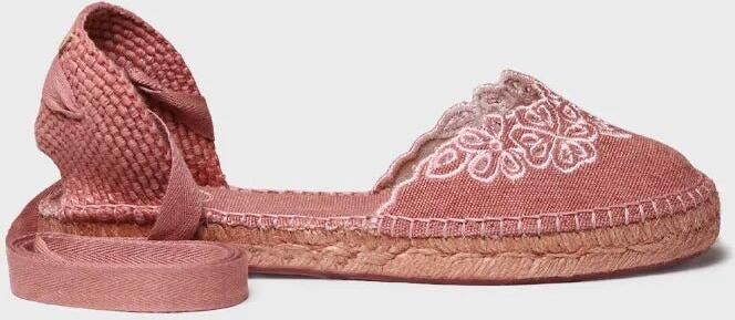 Toni Pons Platte espadrilles voor dames met linten NIDIA
