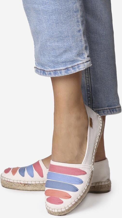 Toni Pons Platte espadrilles voor dames met linten ROSE-CM