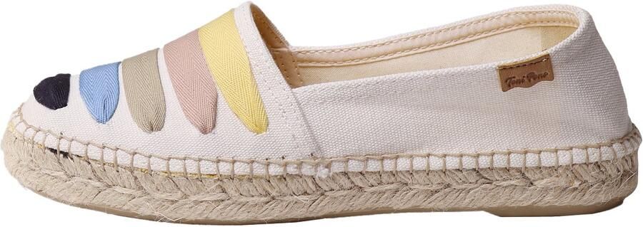 Toni Pons Platte espadrilles voor dames met linten ROSE-CM