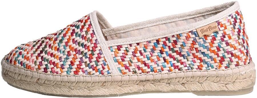 Toni Pons Platte espadrilles voor dames van raffia ALMA-MS