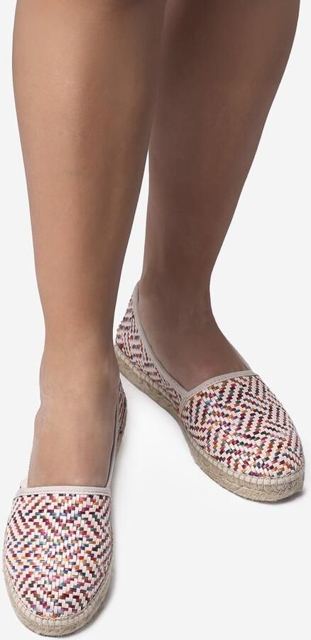 Toni Pons Platte espadrilles voor dames van raffia ALMA-MS