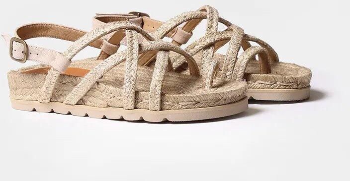 Toni Pons Platte jute sandaal DAISY-TB