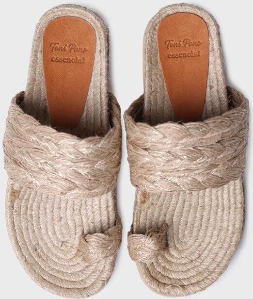 Toni Pons Platte jute sandalen voor dames DOHA-PH