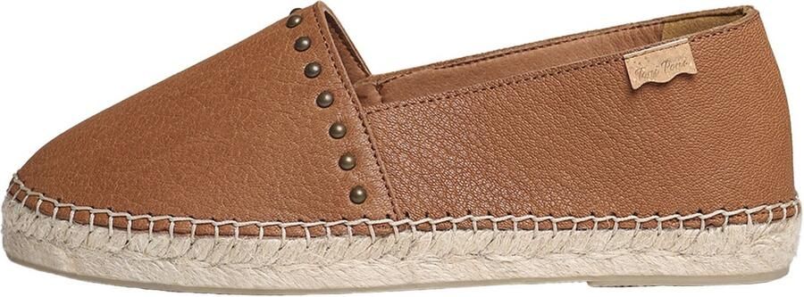 Toni Pons Platte leren espadrilles voor dames met studs MALTA