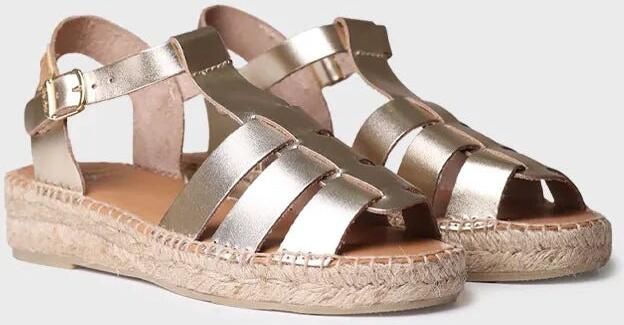 Toni Pons Platte leren jelly sandalen voor dames EMMA