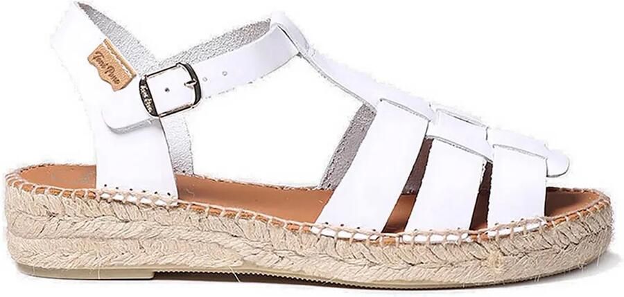 Toni Pons Platte leren jelly sandalen voor dames EMMA