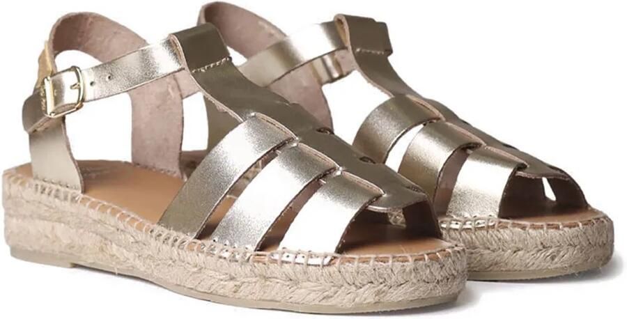 Toni Pons Platte leren jelly sandalen voor dames EMMA