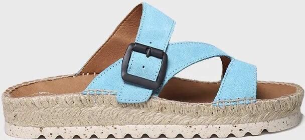 Toni Pons Platte sandaal met gekruiste bandjes BIBI-A