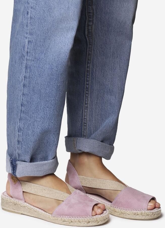 Toni Pons Platte suède espadrille voor dames ELLA