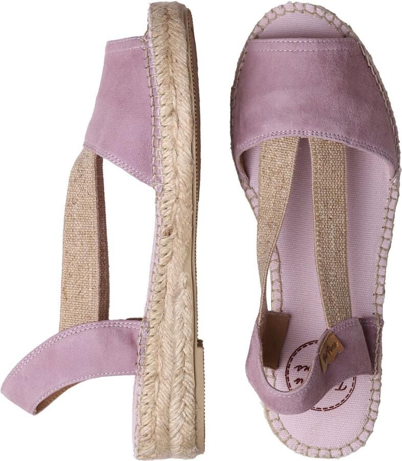 Toni Pons Platte suède espadrille voor dames ELLA