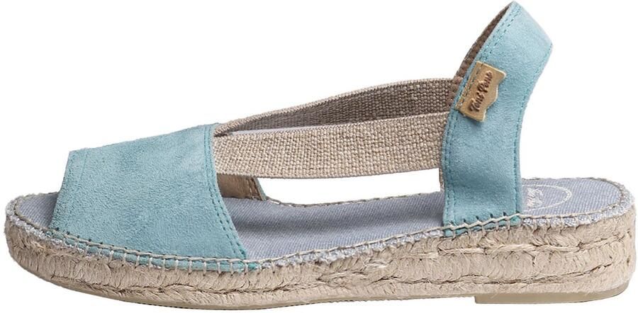 Toni Pons Platte suède espadrille voor dames ELLA