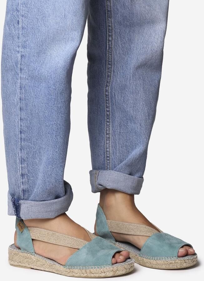 Toni Pons Platte suède espadrille voor dames ELLA