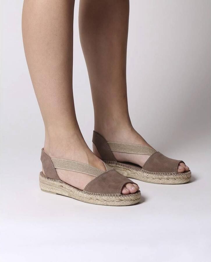 Toni Pons Platte suède espadrille voor dames ELLA