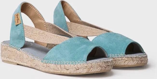 Toni Pons Platte suède espadrille voor dames ELLA