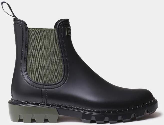 Toni Pons Regenlaarzen voor dames met contrasterend elastiek CAEN